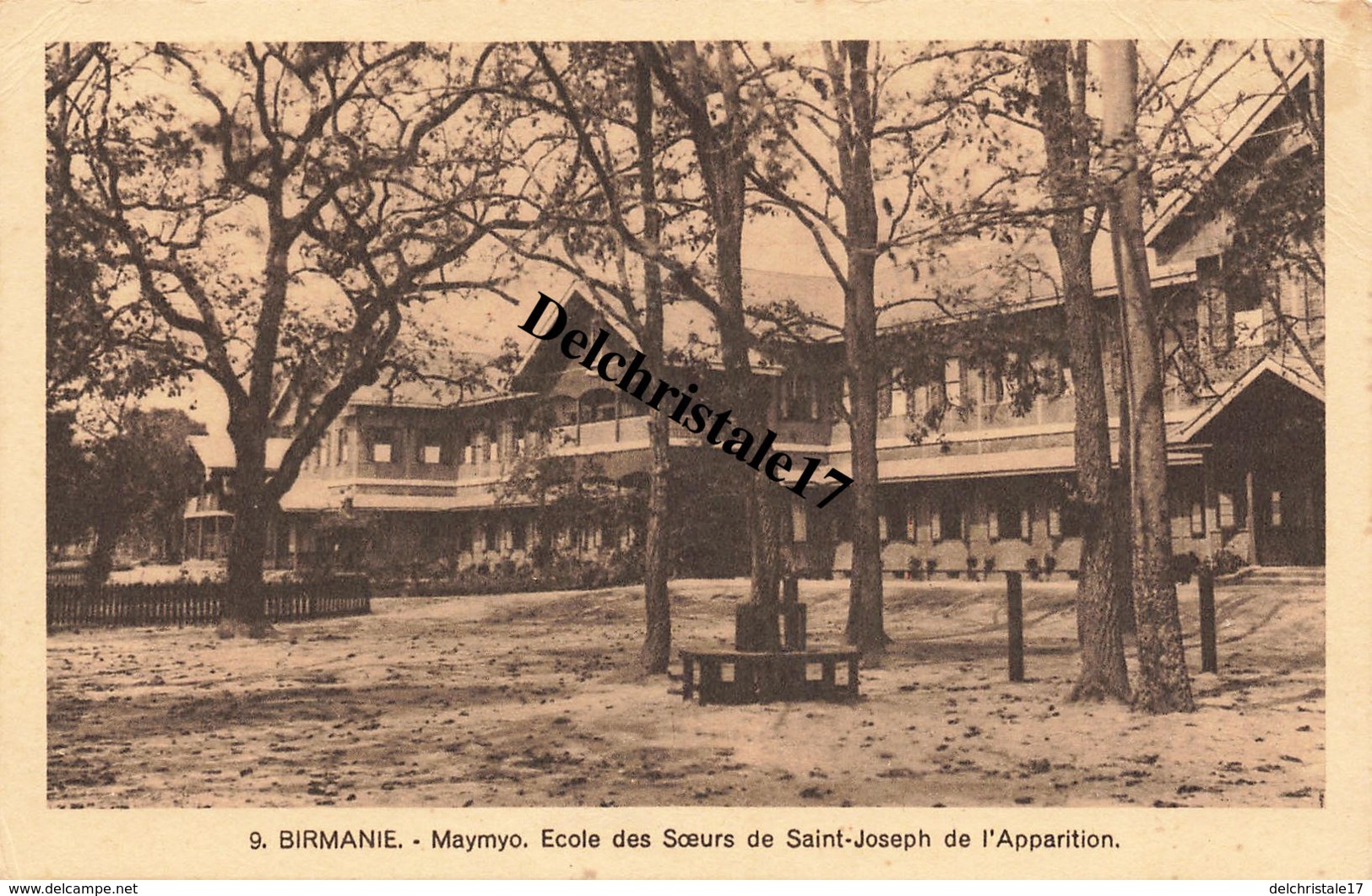 CPA BIRMANIE (ASIE) - MAYMYO - ÉCOLE DES SOEURS DE ST JOSEPH DE L'APPARITION - Autres & Non Classés