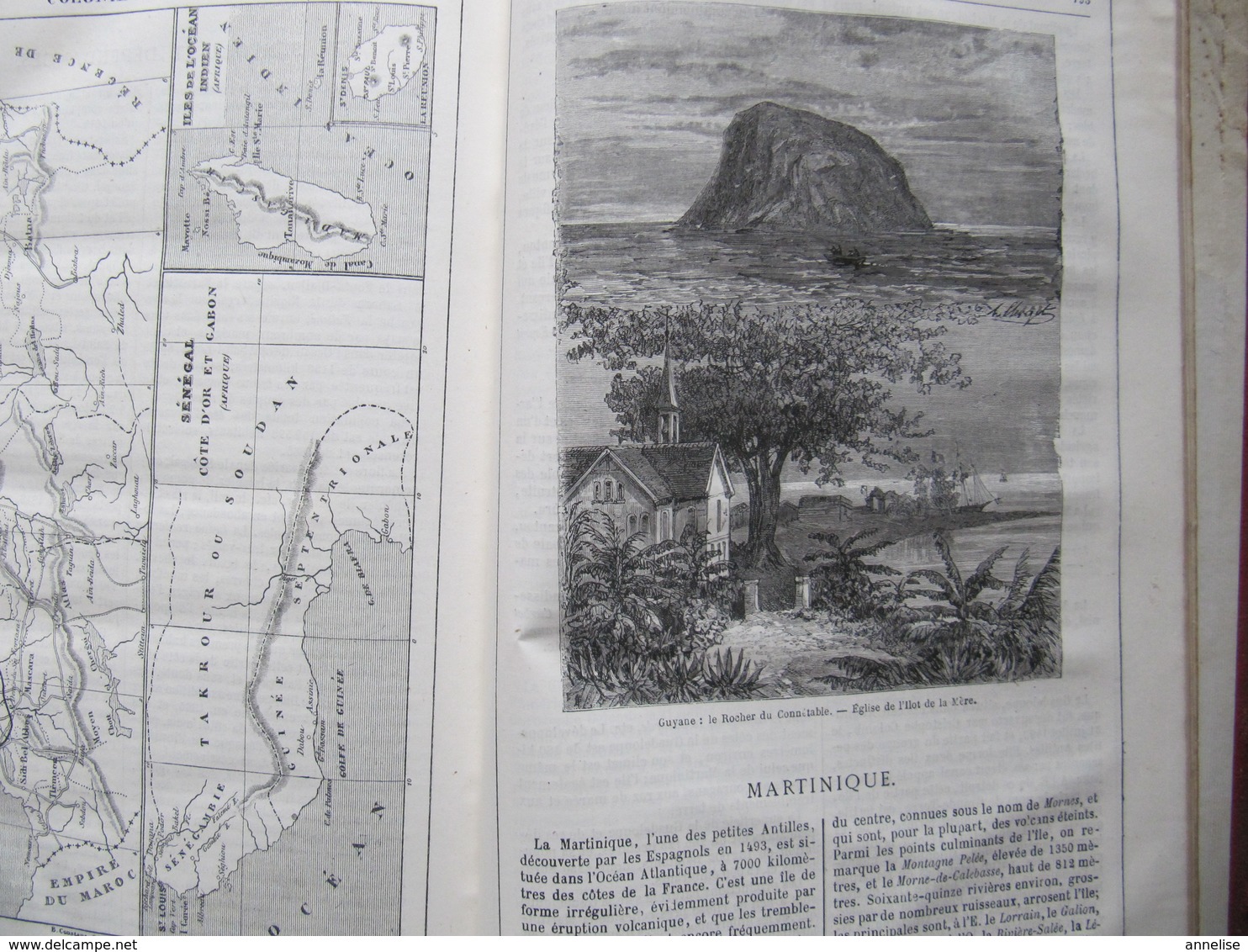 HETZEL Jules VERNE "Géographie illustrée de la France et de ses colonies" (1868)