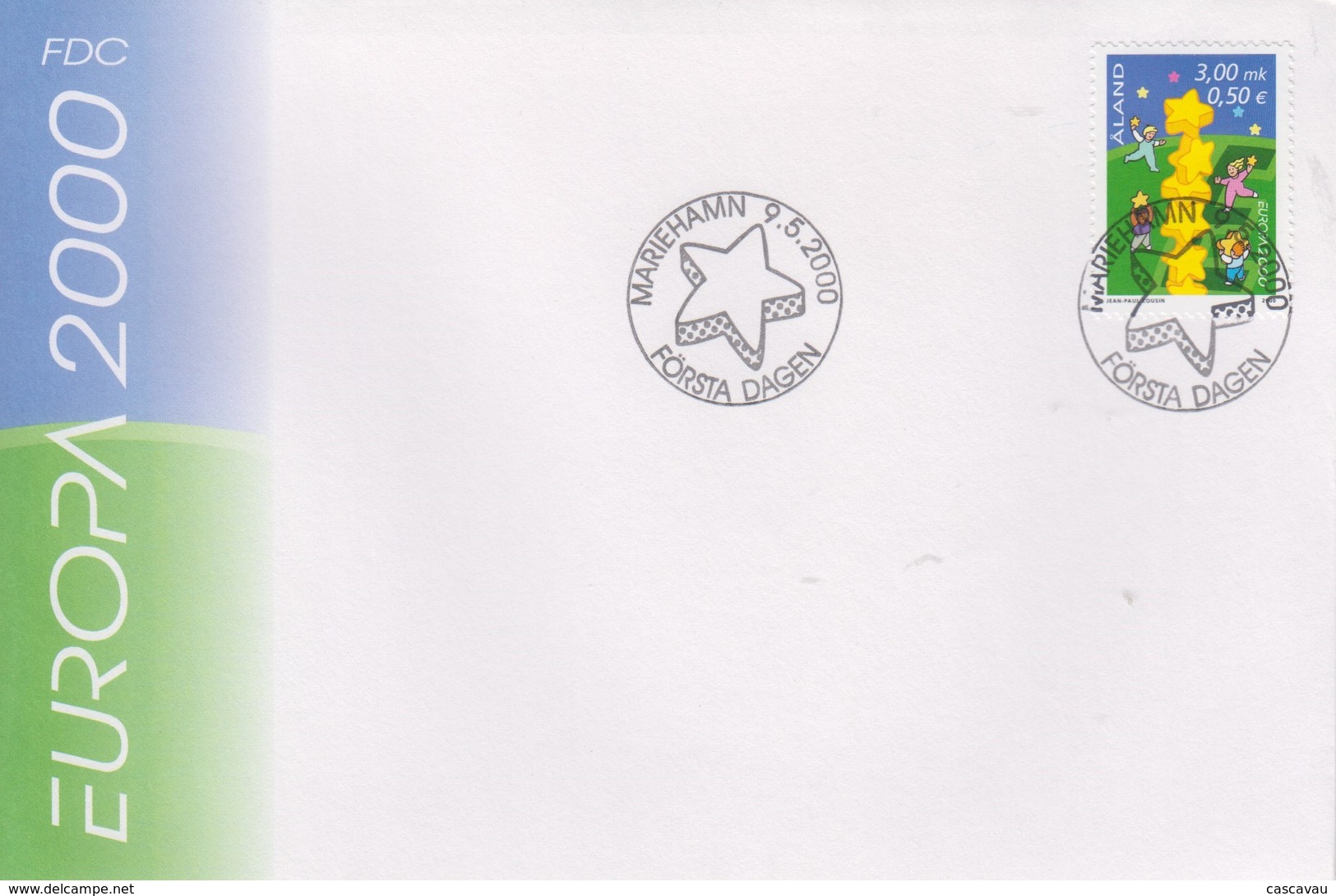 Enveloppe  FDC  1er  Jour   ALAND    EUROPA    2000 - 2000