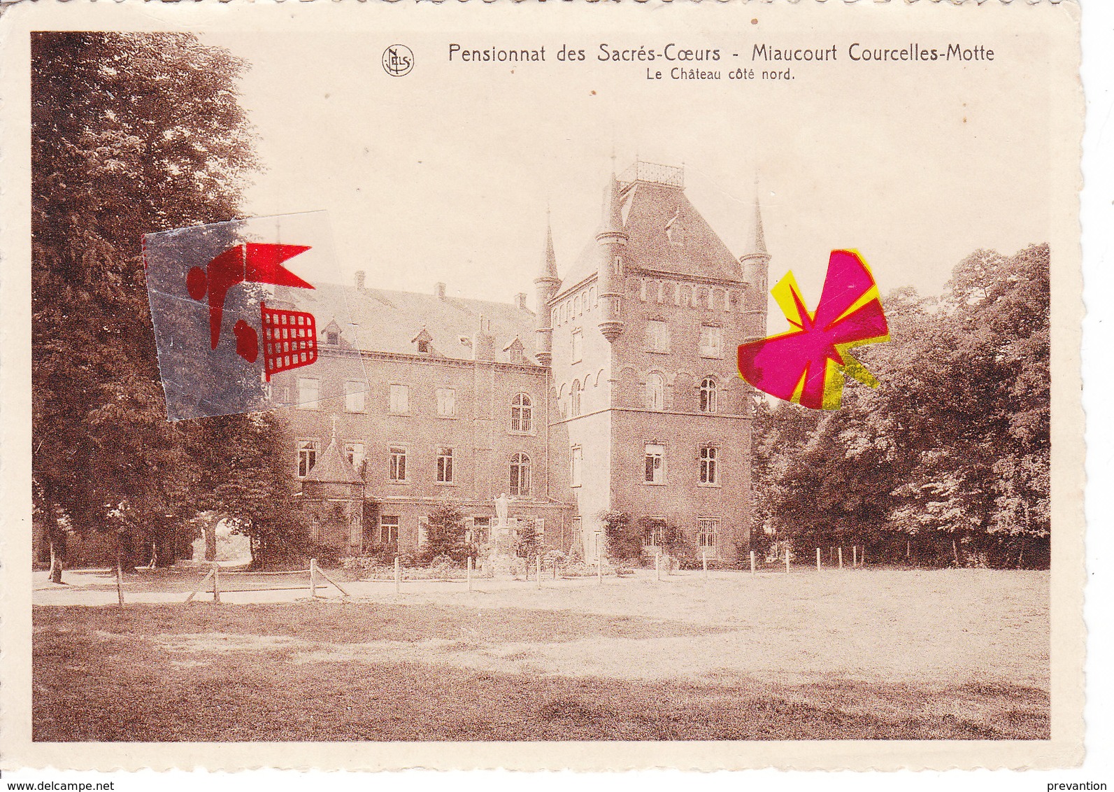 Pensionnat Des Sacrés-Coeurs - Miaucourt Courcelles-Motte - Le Château Côté Nord - Courcelles