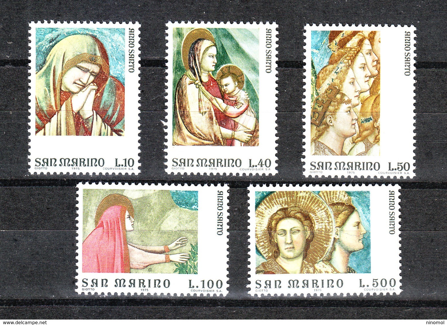 San Marino - 1975. Giotto, Cappella Scovegni A Padova. Complete MNH Series - Religione