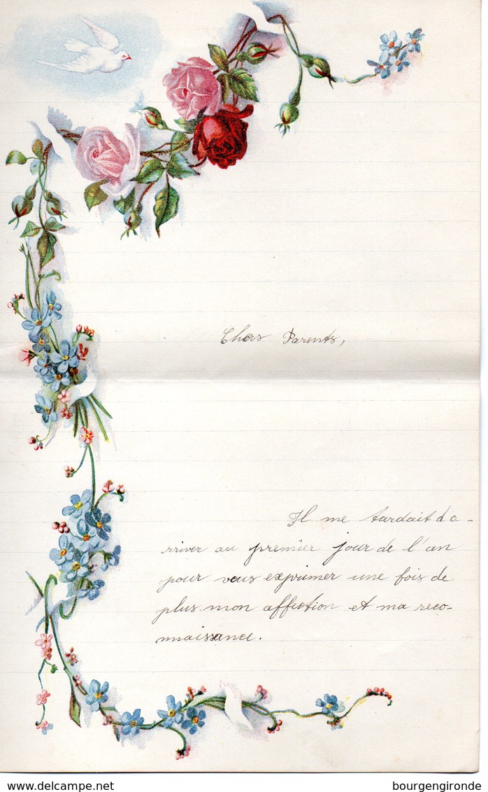 LETTRE ADRESSEE CHERS PARENTS EN 1902 - Manuscripts