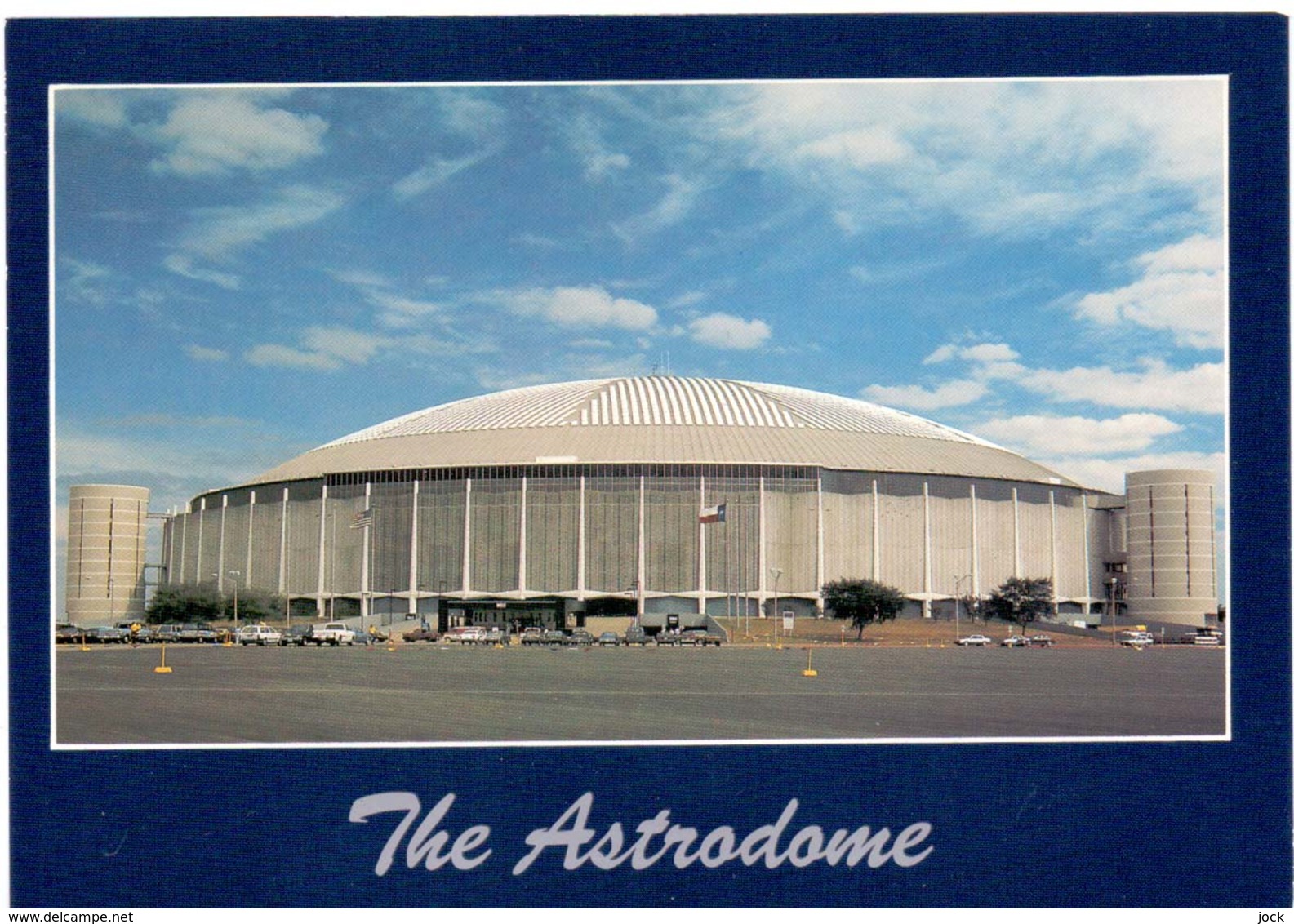 Postcard Stadium Houston Texas USA Stadion Stadio - Estadio - Stade - Sports - Football - Astrodome - Stadi