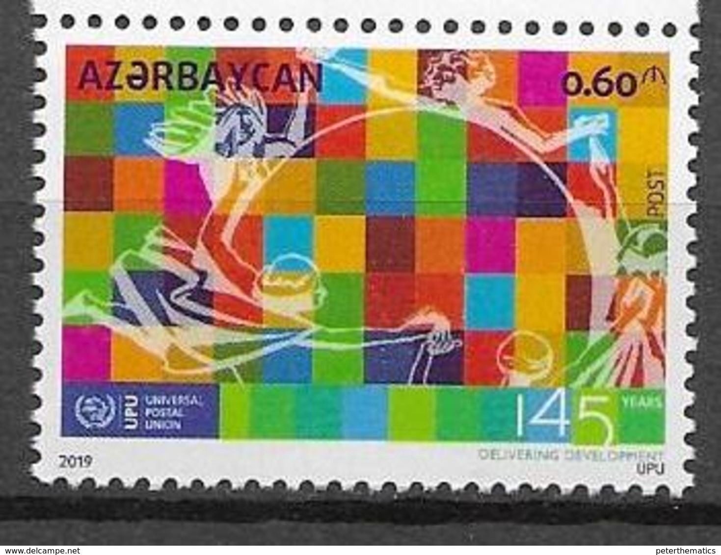 AZERBAIJAN, 2019, MNH, JOINT ISSUES, UPU,1v - UPU (Union Postale Universelle)