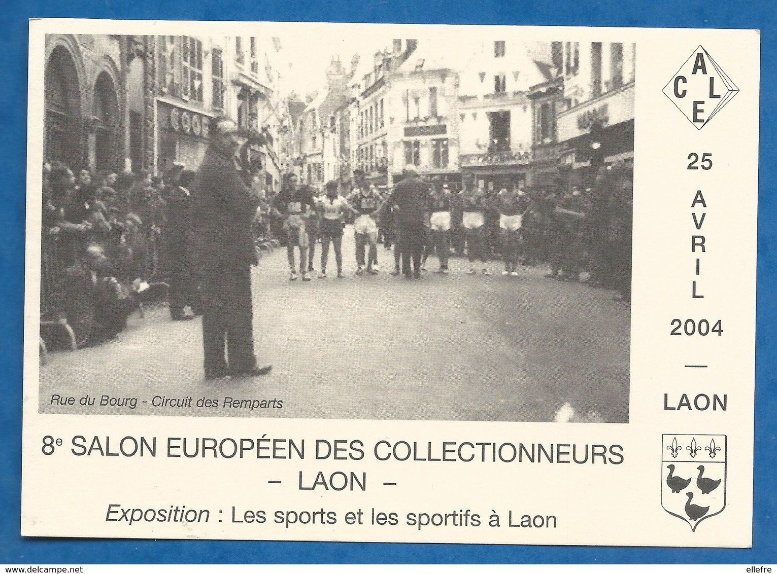 CPM LAON 8ème Salon Européen Des Collectionneurs 2004 Les Sports Et Les Sportifs à Laon Tirage Numéroté - Sammlerbörsen & Sammlerausstellungen