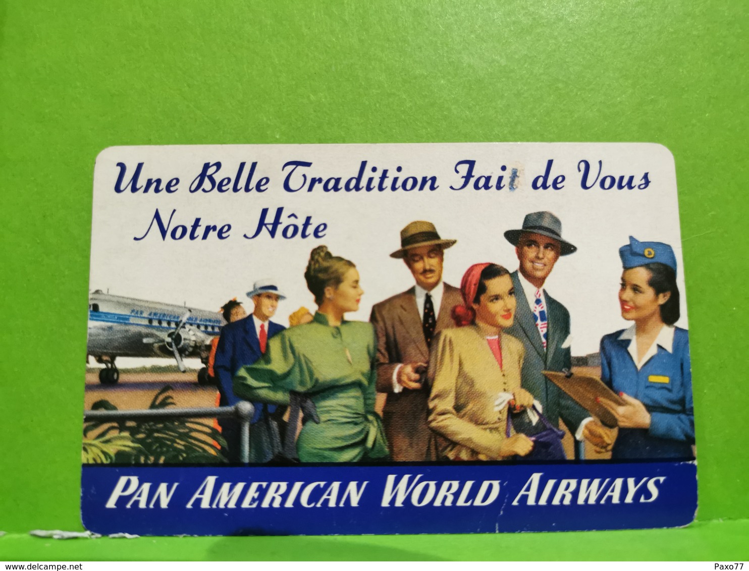 Calendrier, Pan American Word Airways 1947 - Petit Format : 1941-60