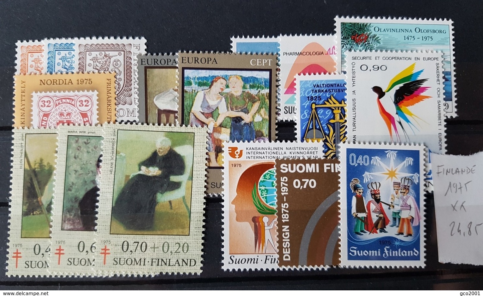 FINLANDE / YT Année Complète 1975 / NEUFS ** / MNH / COTE : 24.85 € - Unused Stamps