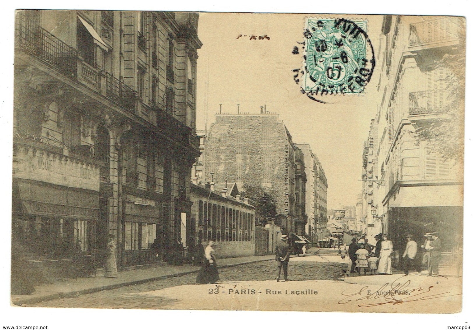 75 PARIS Rue Lacaille - Arrondissement: 17