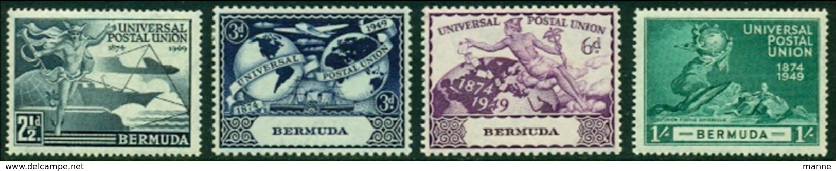 -Bermuda-1949-"UPU Issue"  MNH (**) - Bermuda