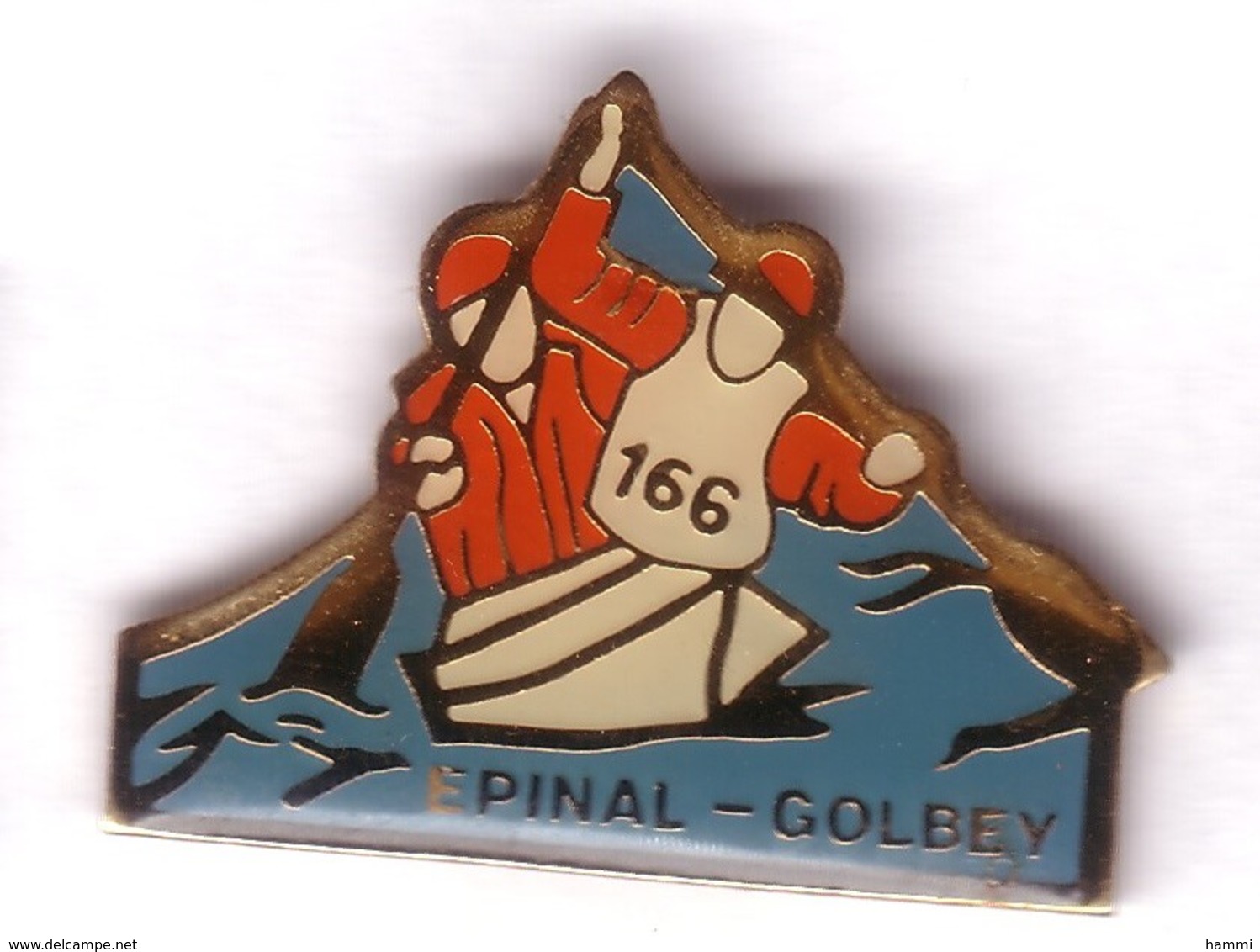 C07 Pin's CANOË KAYAK CLUB ÉPINAL GOLBEY VOSGES Achat Immédiat - Canoë