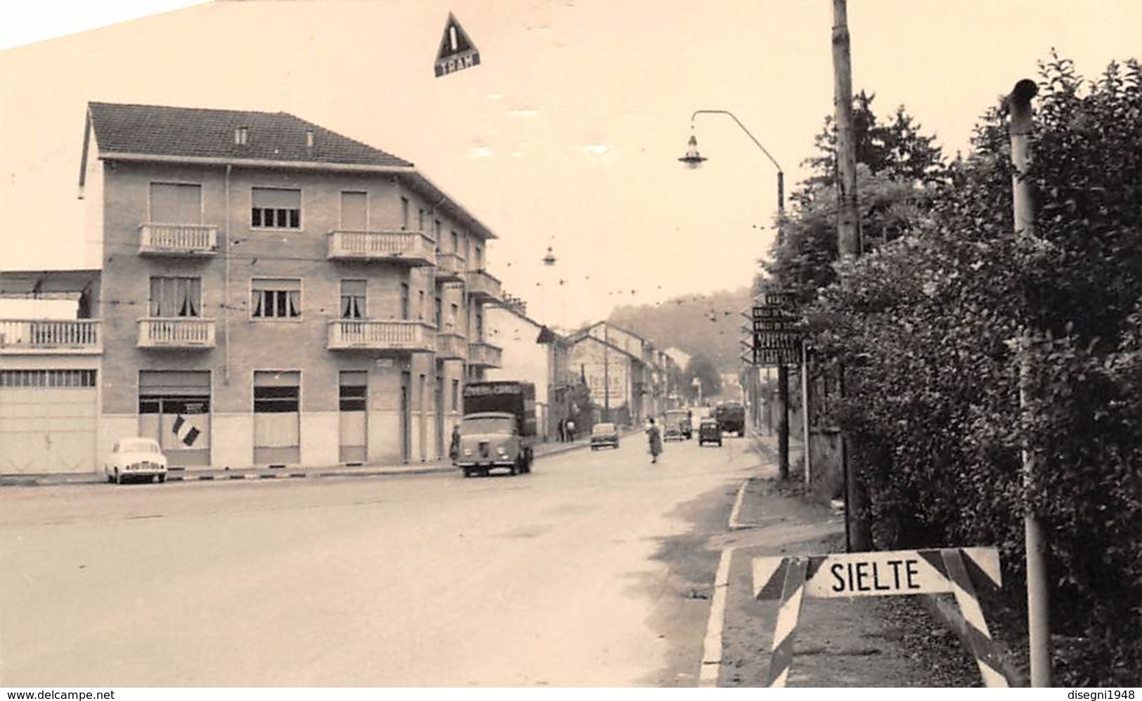 08955 "TORINO - LARGO PASINI E C.SO CASALE - ANIMATA, AUTO E AUTOCARRI" ANNI '50 DEL XX SECOLO - FOTO ORIGINALE - Mostre, Esposizioni