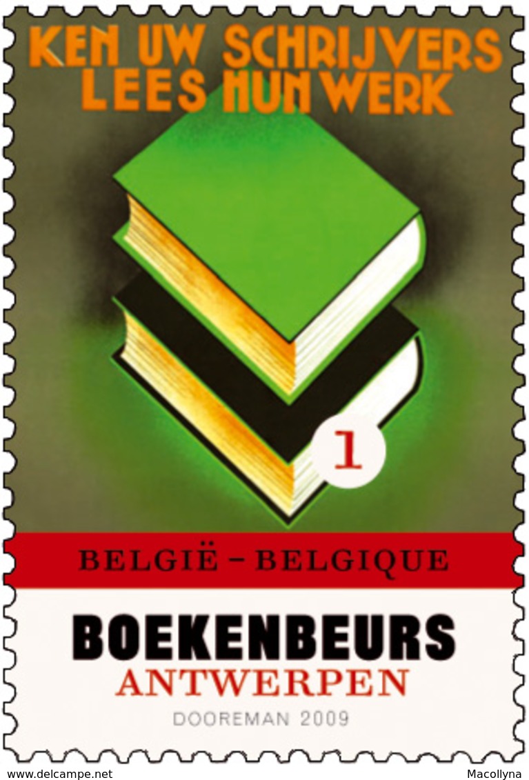 Blok 175** This is Belgium. Boek en Literatuur. Livre et Littérature 3970/79** MNH