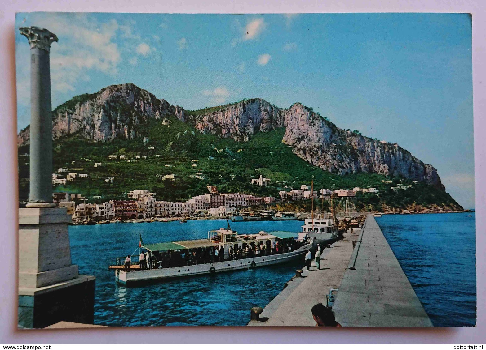 CAPRI (Napoli) - Colonna Romana Nel Porto Di Marina Grande  - Vg C2 - Sonstige & Ohne Zuordnung