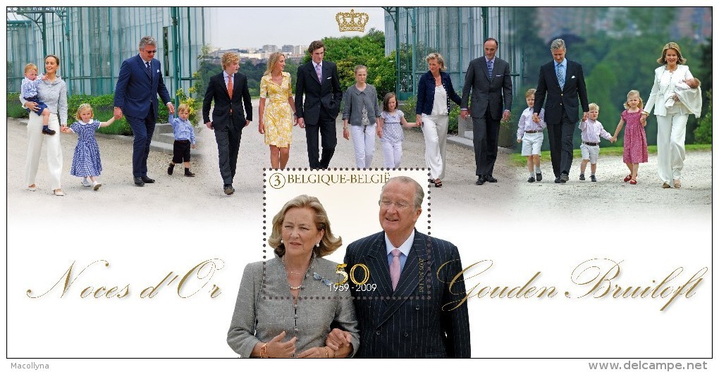 Blok 170** Gouden Bruiloft - 3921 XX Noces D'Or Du Roi ALBERT II Et De La Reine PAOLA - MNH - Nuevos