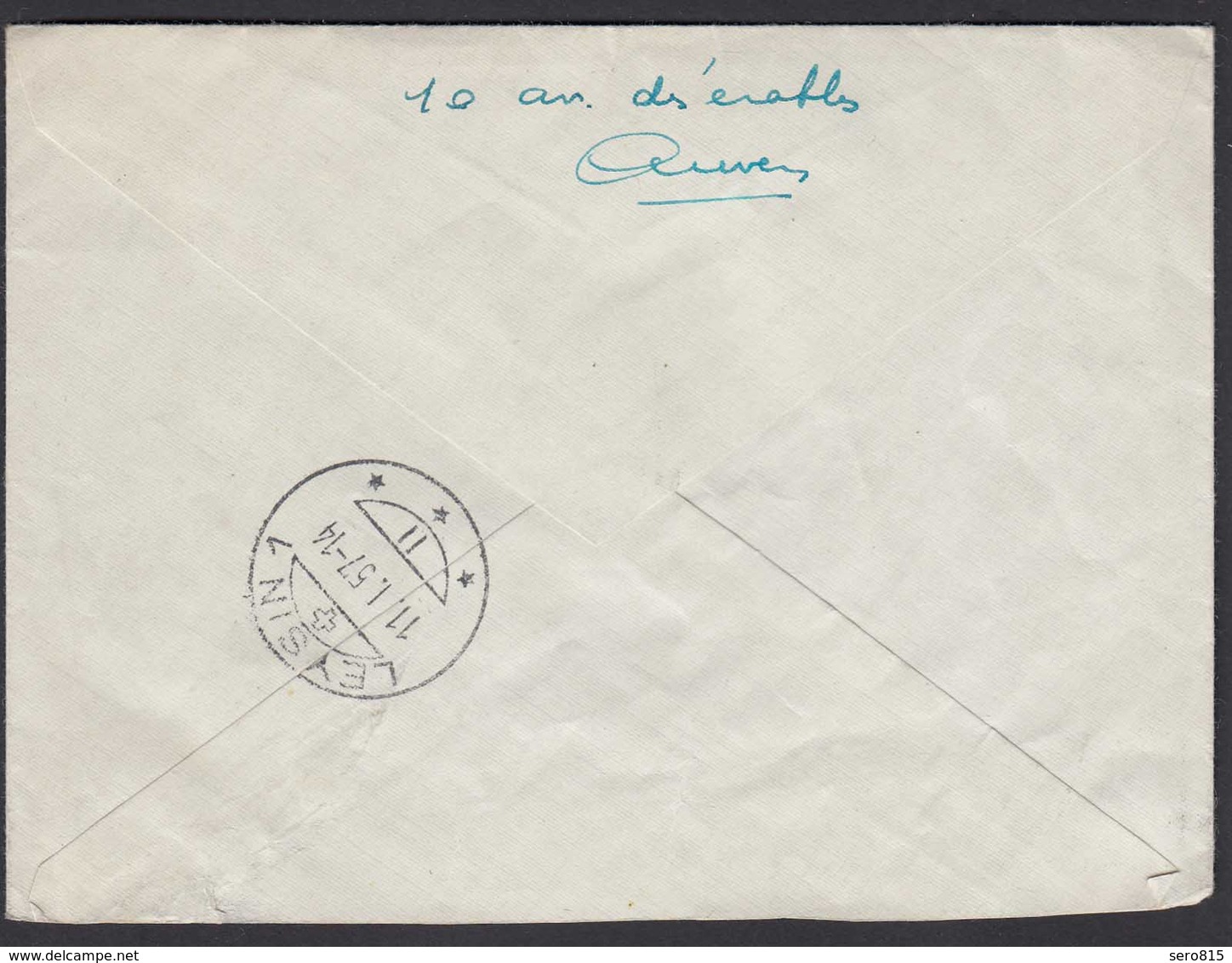 Belgien - Belgium Mi. 1049-53 Auf R-Brief Antwerpen - Leysin   (26282 - Andere & Zonder Classificatie