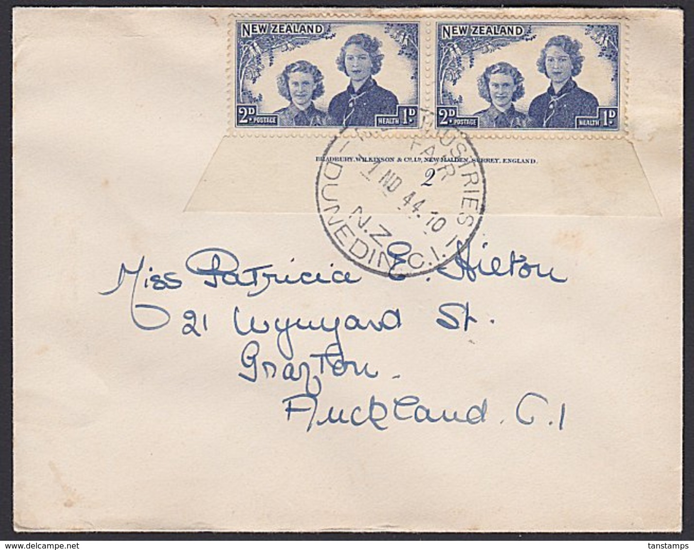 1944 NEW ZEALAND INDUSTRIES FAIR COVER - Brieven En Documenten