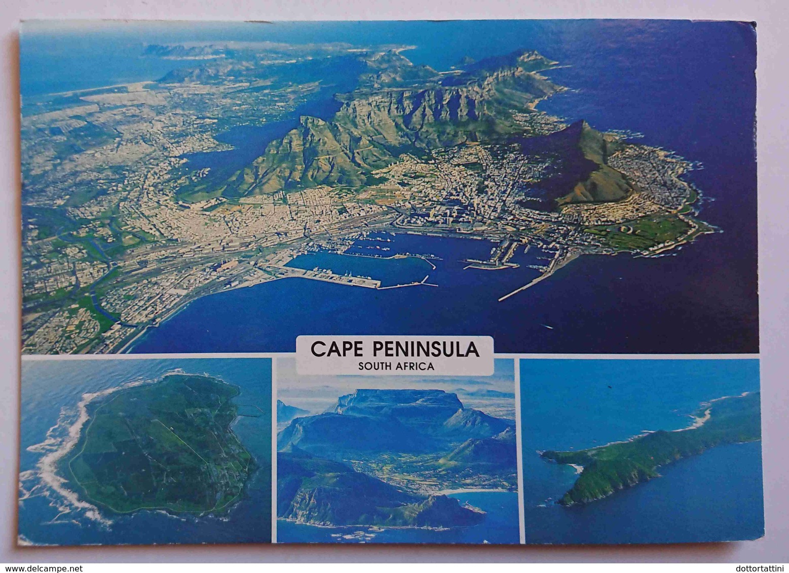 AERIAL VIEW OF CAPE PENINSULA - Robben Island In Table Bay, Hout Bay Valley, Cape Point - South Africa -  Vg - Sud Africa
