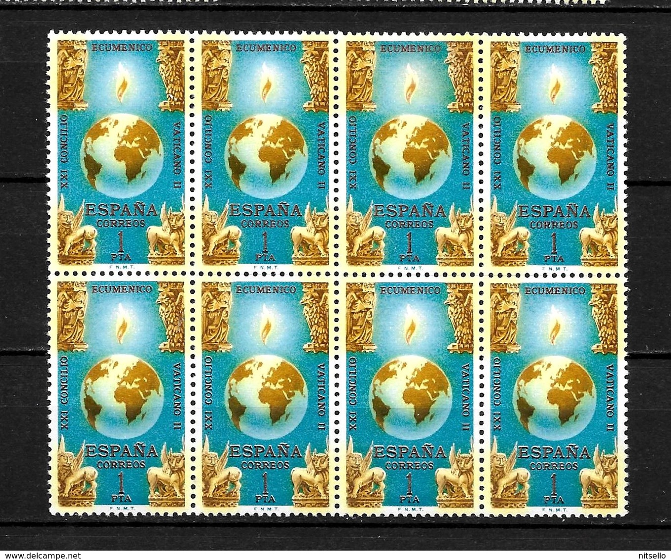 LOTE 1998  ///  (CS015) ESPAÑA  EDIFIL Nº: 1695 ** MNH EN BLOQUE    ¡¡¡ OFERTA - LIQUIDATION !!! JE LIQUIDE !!! - Nuevos