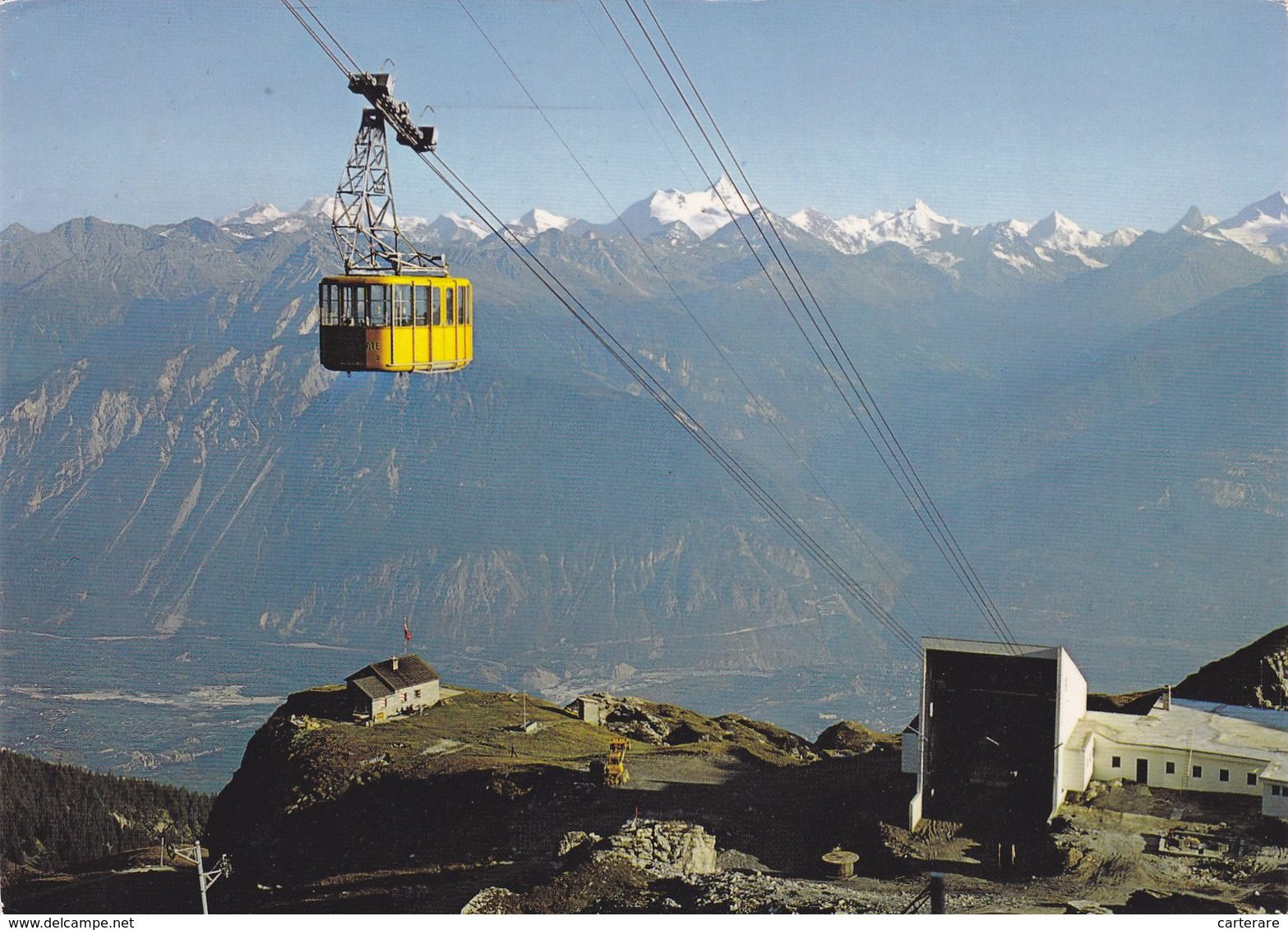 SUISSE,HELVETIA,SWISS,SWITZERLAND,SCHWEIZ,SVIZZERA ,VALAIS,CRANS MONTANA,telecabine,teleferique - Crans-Montana