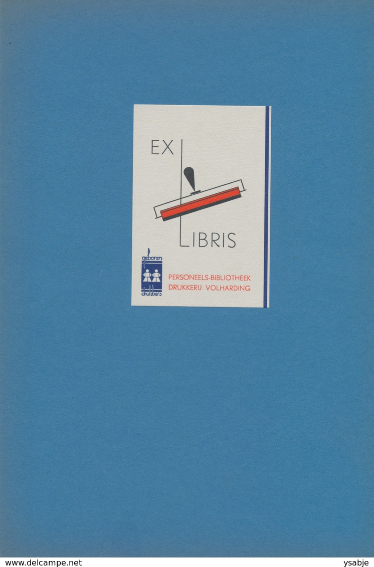 Ex Libris Personeels-bibliotheek Drukkerij Volharding - H. Janssen () - Ex Libris