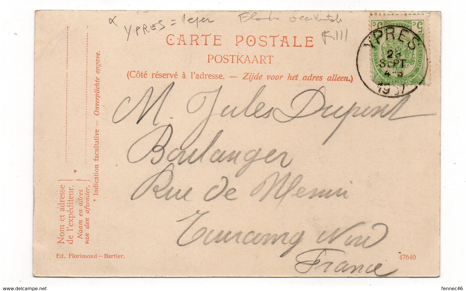 BELGIQUE - YPRES - Ecole D'Equitation - Multi-vues - 1901 (R111) - Ieper