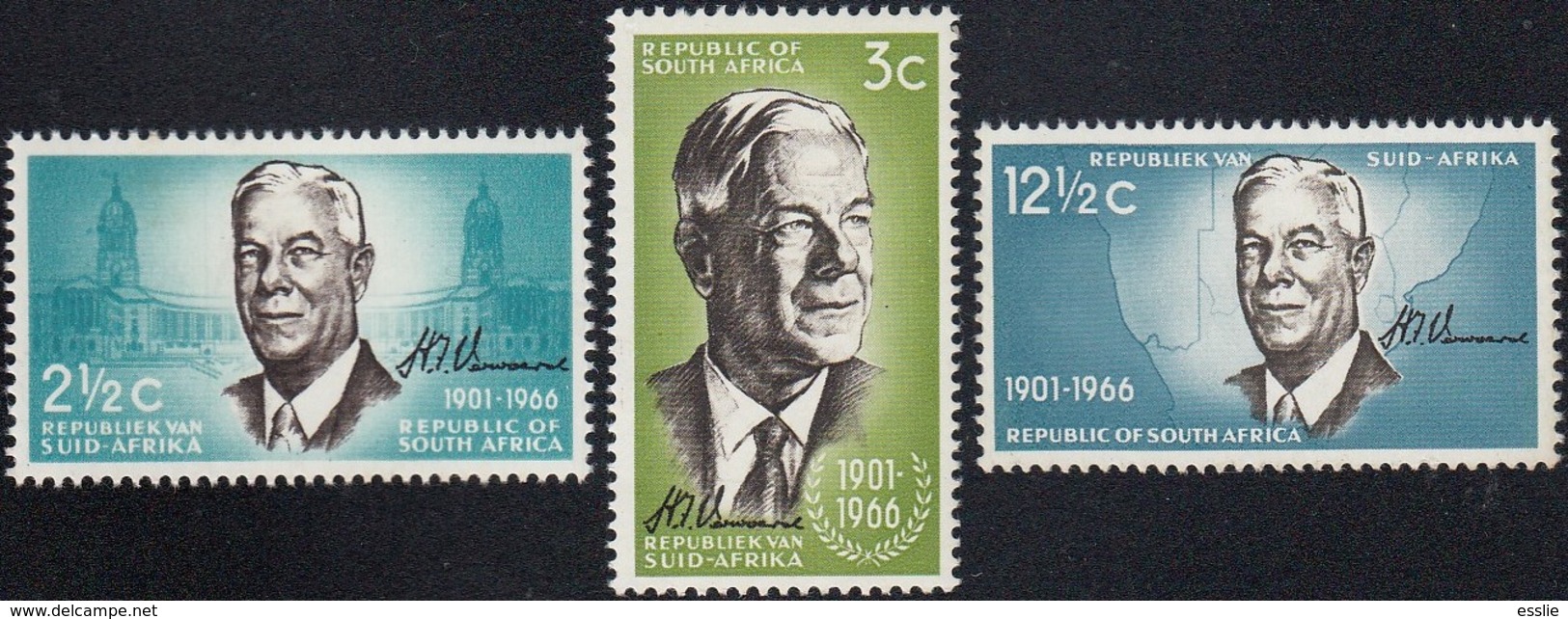 South Africa RSA - 1966 - HF Verwoerd Commemoration - Unused Stamps