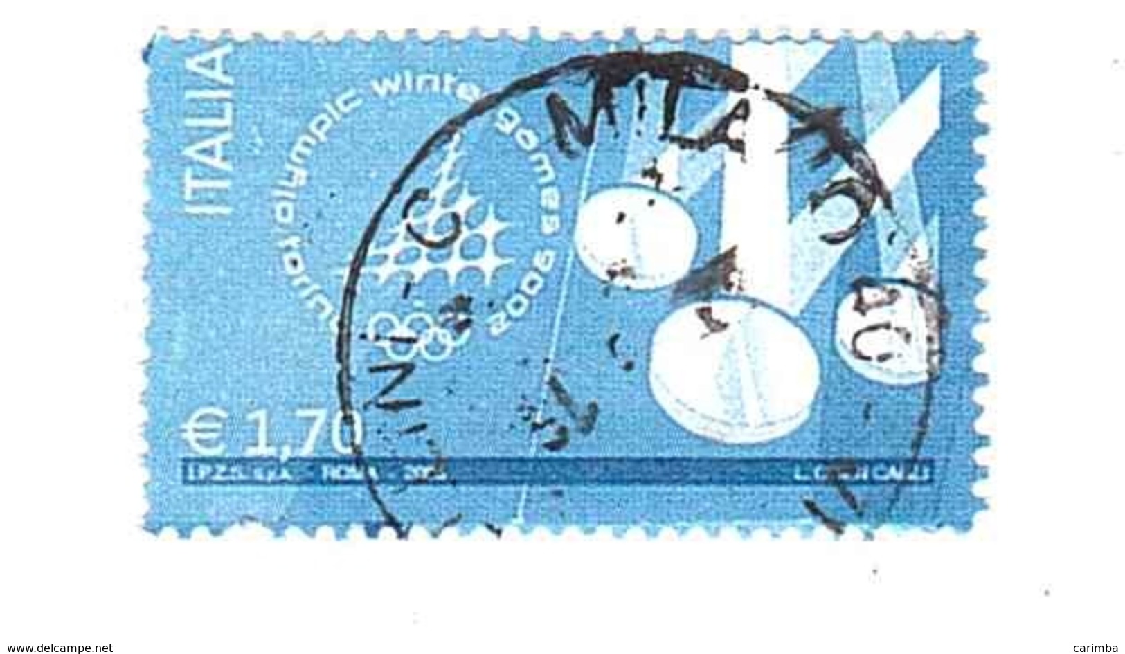 20ù6 €1,70 OLYMPIC WINTER GAMES TORINO - 2001-10: Usati