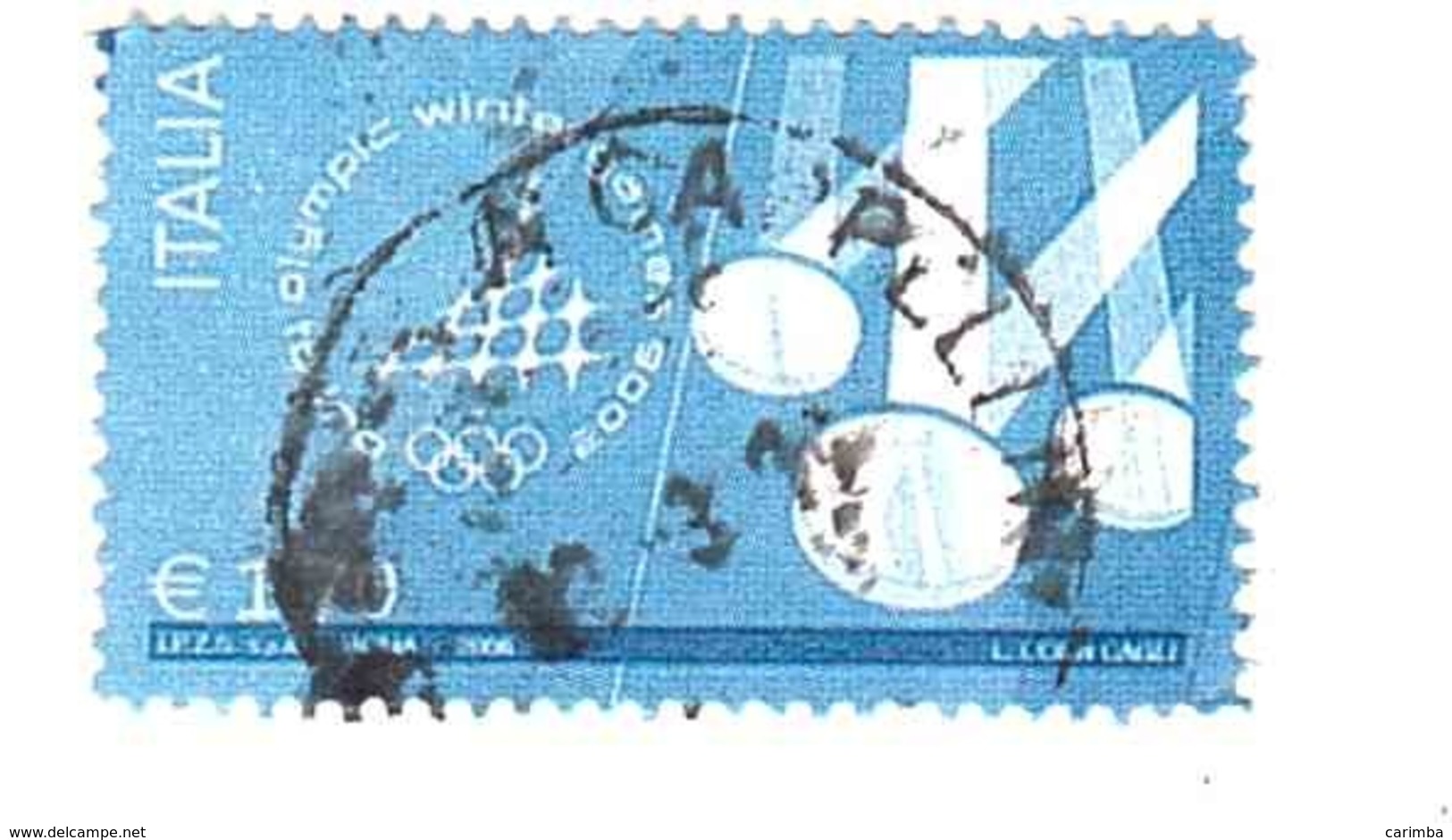 20ù6 €1,70 OLYMPIC WINTER GAMES TORINO - 2001-10: Usati