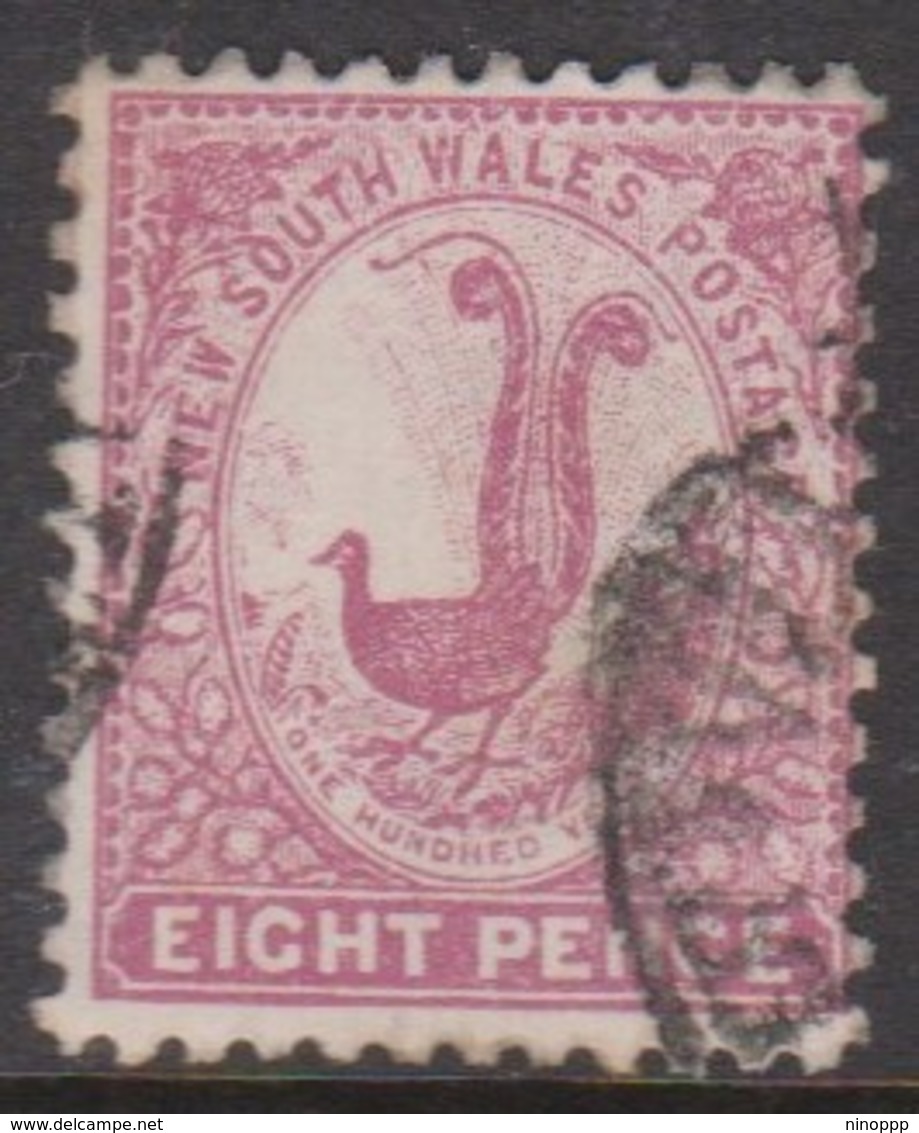 Australia-New South Wales ASC 53 1888  8d Magenta,perf 11.5 X 12, Used - Oblitérés