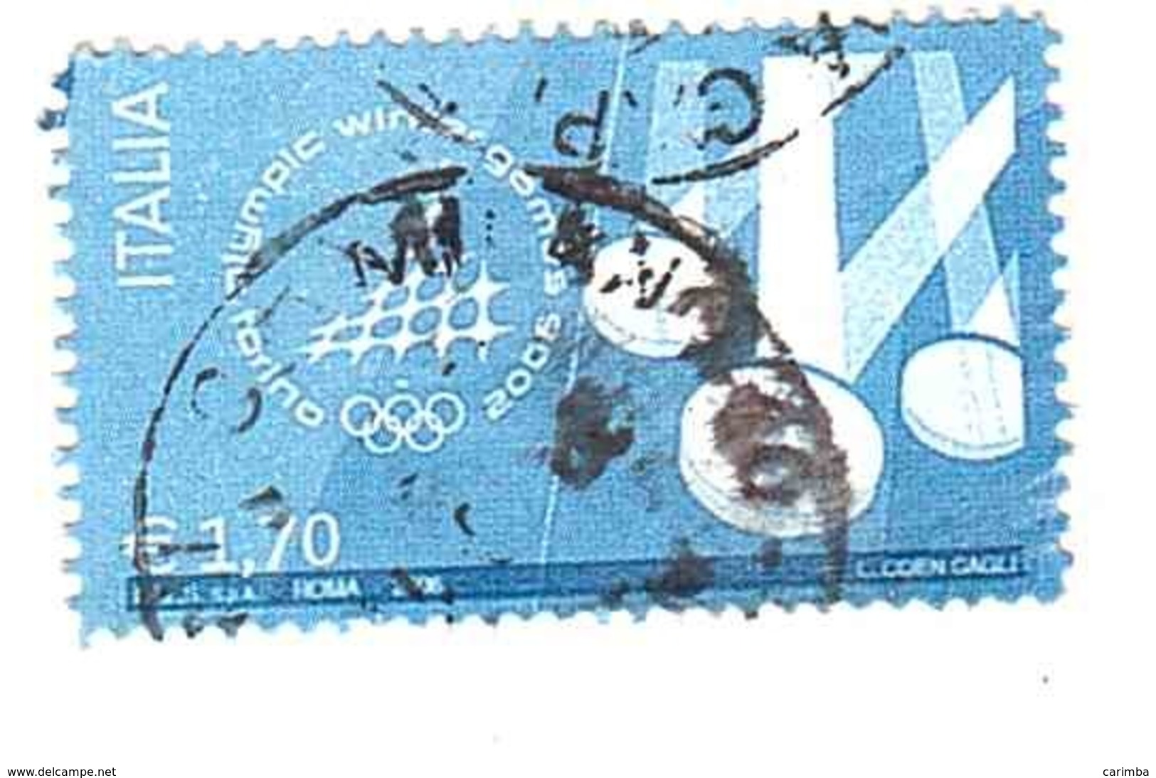 20ù6 €1,70 OLYMPIC WINTER GAMES TORINO - 2001-10: Usati