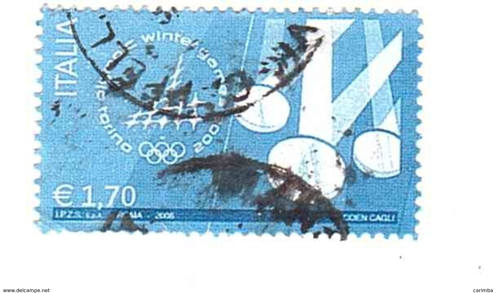 20ù6 €1,70 OLYMPIC WINTER GAMES TORINO - 2001-10: Usati