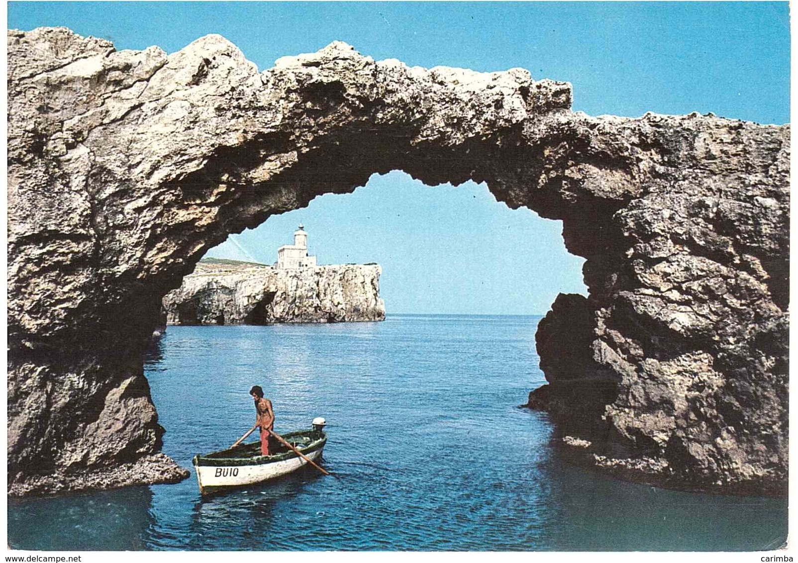 ISOLE TREMITI CAPRAIA CARTOLINA X BELGIO - Foggia