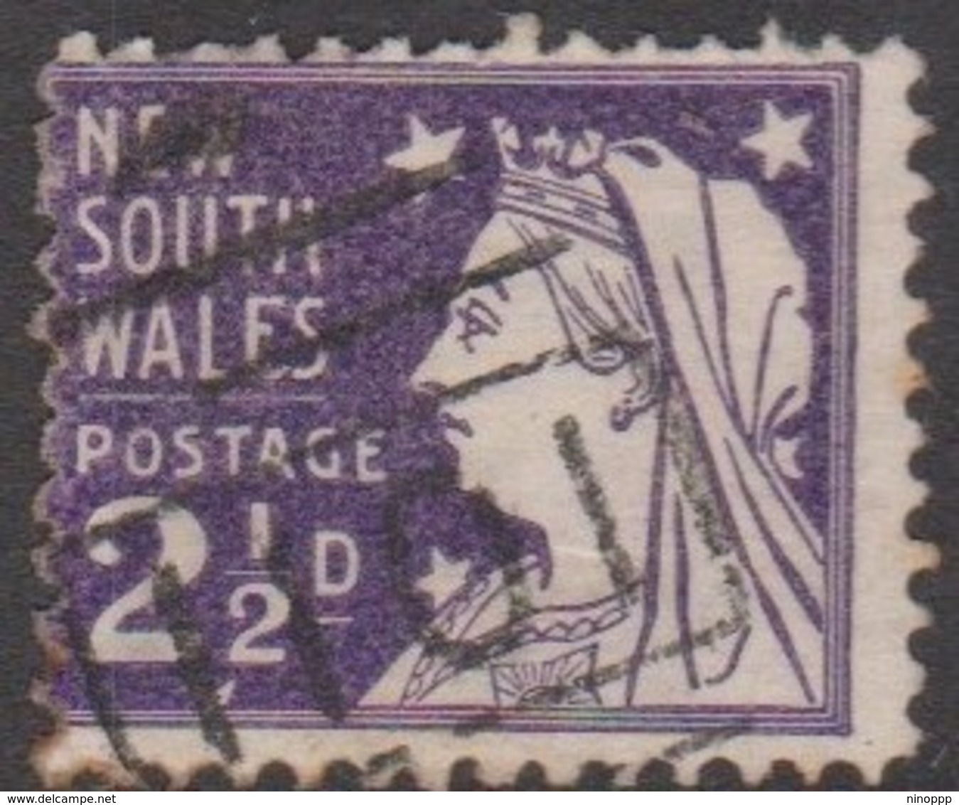 Australia-New South Wales ASC 72  1899 2.5 D Violet, Used - Used Stamps