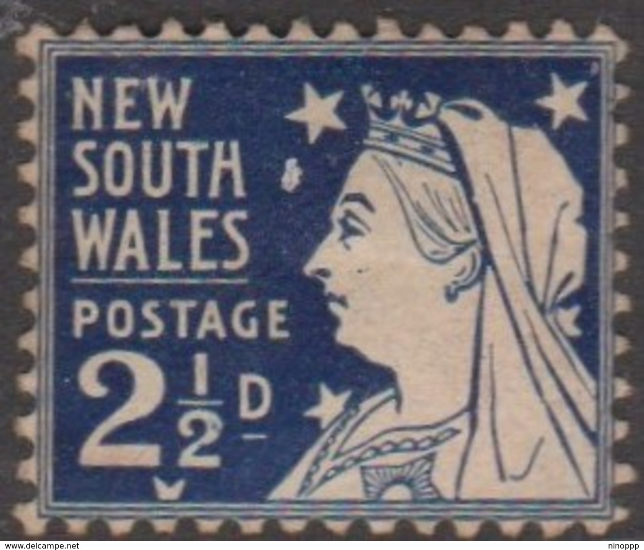 Australia-New South Wales ASC 72a  1902 2.5 D Blue, Mint Hinged - Nuevos