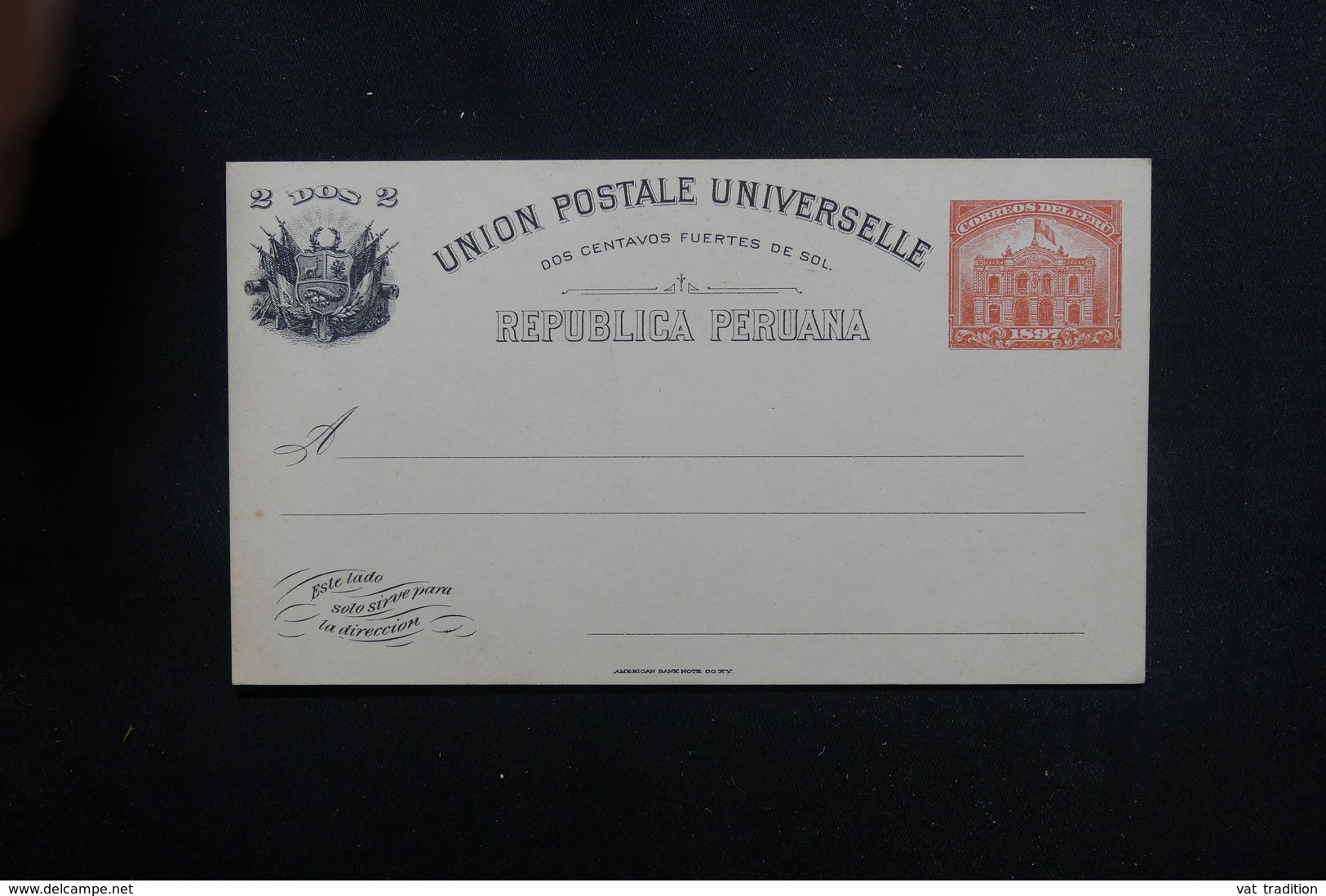 PEROU - Entier Postal De 1897 Non Circulé- L 53393 - Pérou