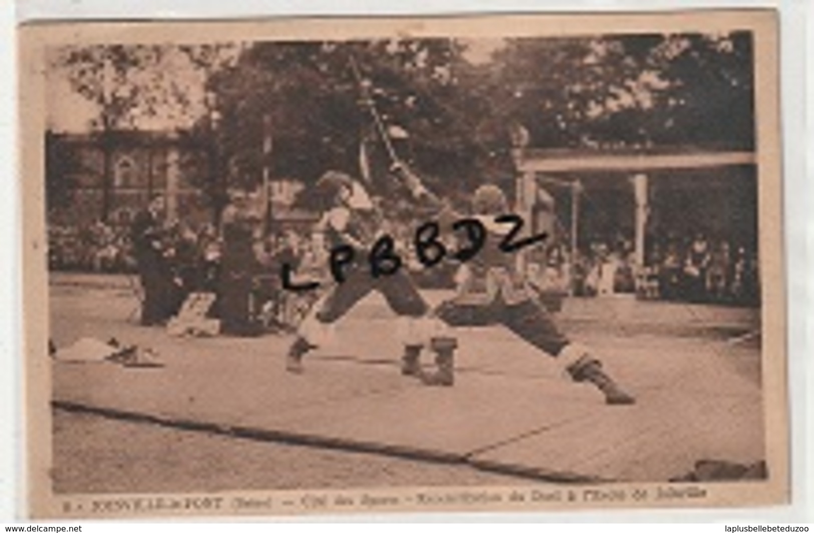 CPA - 94 - JOINVILLE LE PONT - SPORTS - ESCRIME - Cité Des Sports - Batailon De JOINVILLE  - Reconstitution Duel - Fencing