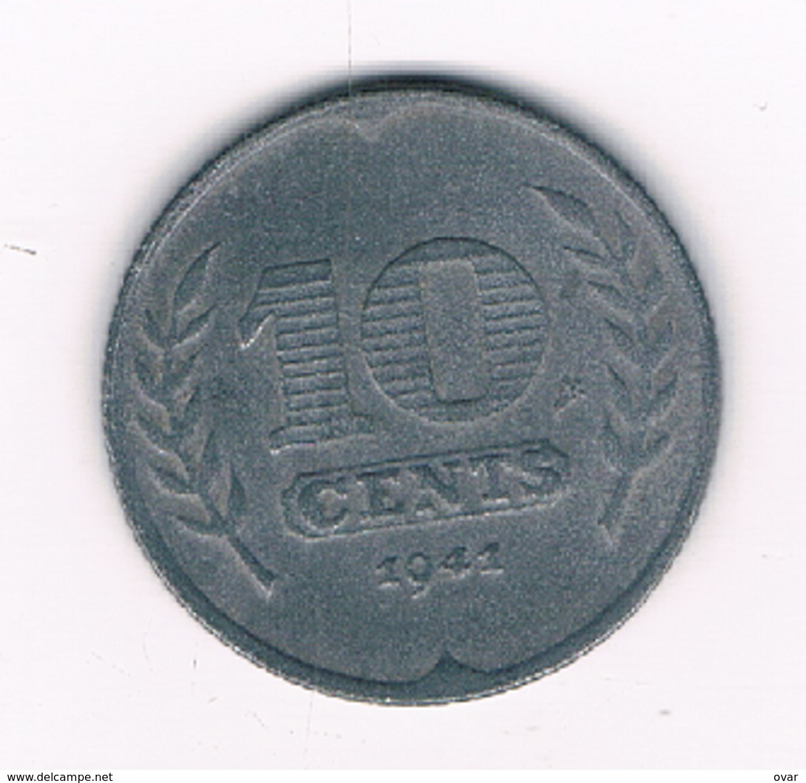 10 CENTS 1941  NEDERLAND /1235/ - 10 Cent