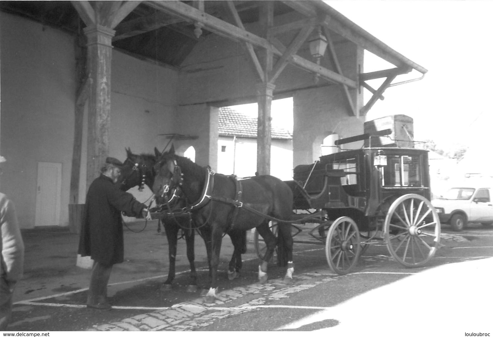 GEMEAUX COTE D'OR  LA HALLE ANIMATION  PHOTO ORIGINALE 15 X 10 CM - Lieux