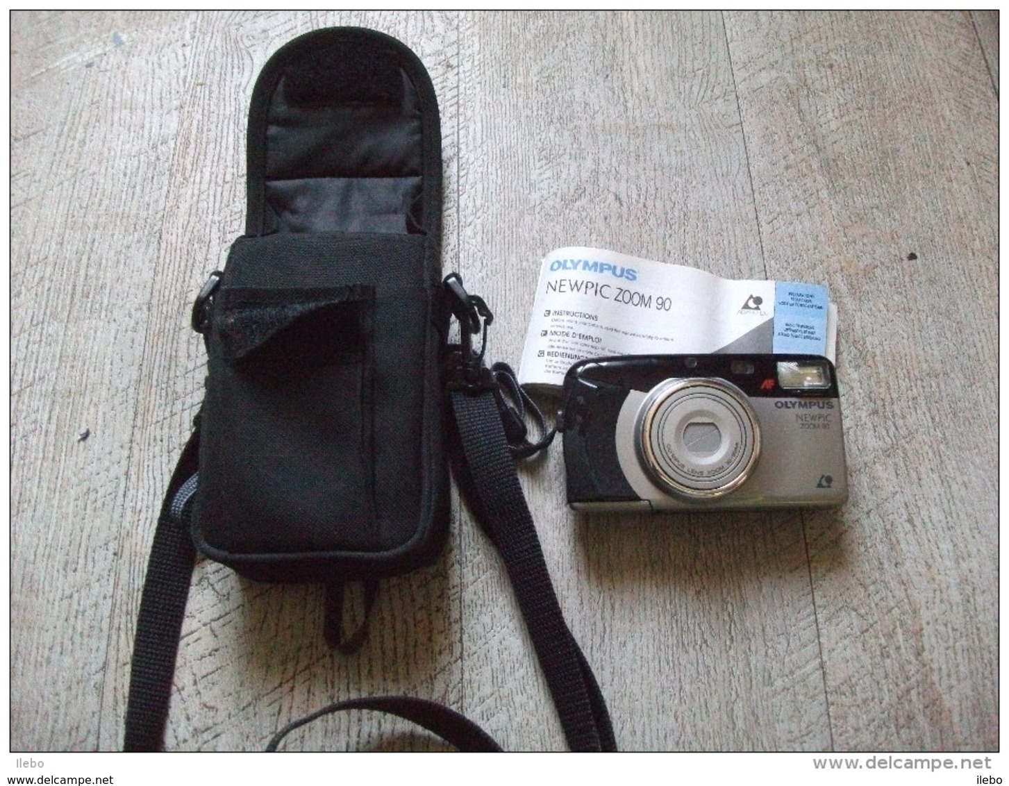 Appareil Photo Ancien Olympus Newpic Lens Zoom 90 Pochette Mode D'emploi - Appareils Photo