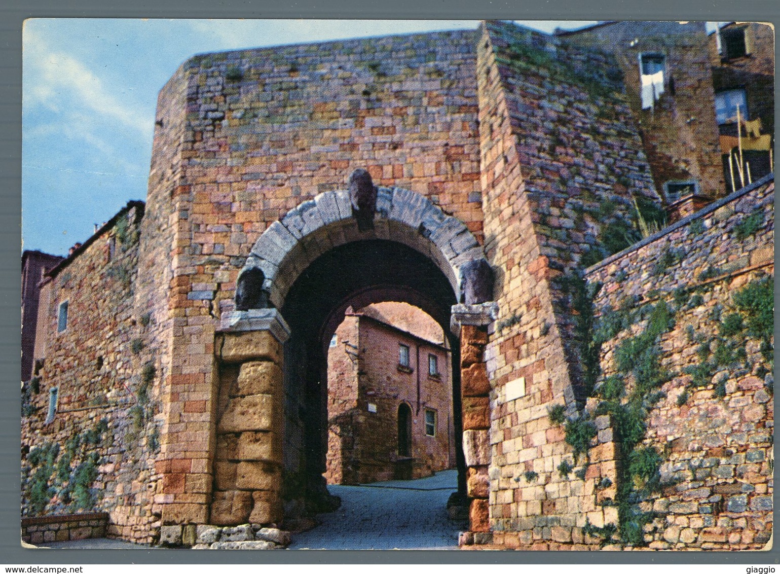 °°° Cartolina - Volterra Porta Etrusca Detta Porta All'arco Viaggiata °°° - Pisa