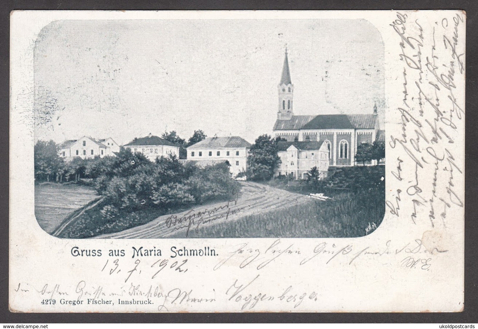 AK - Austria, Gruss Aus MARIA SCHMOLLN,  1902 - Braunau