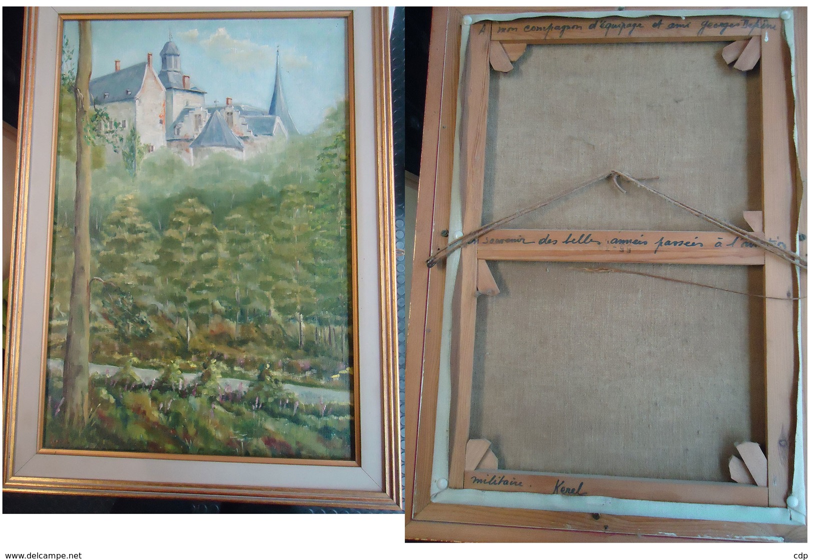 ONOZ   Peinture Chateau De Mielmont - Olii