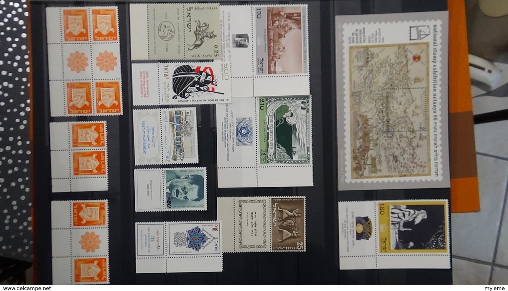 B405 Collection de timbres et blocs ** d'Israël. A sasisir !!!