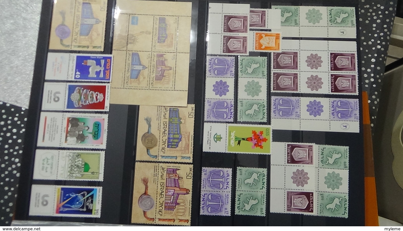 B405 Collection de timbres et blocs ** d'Israël. A sasisir !!!