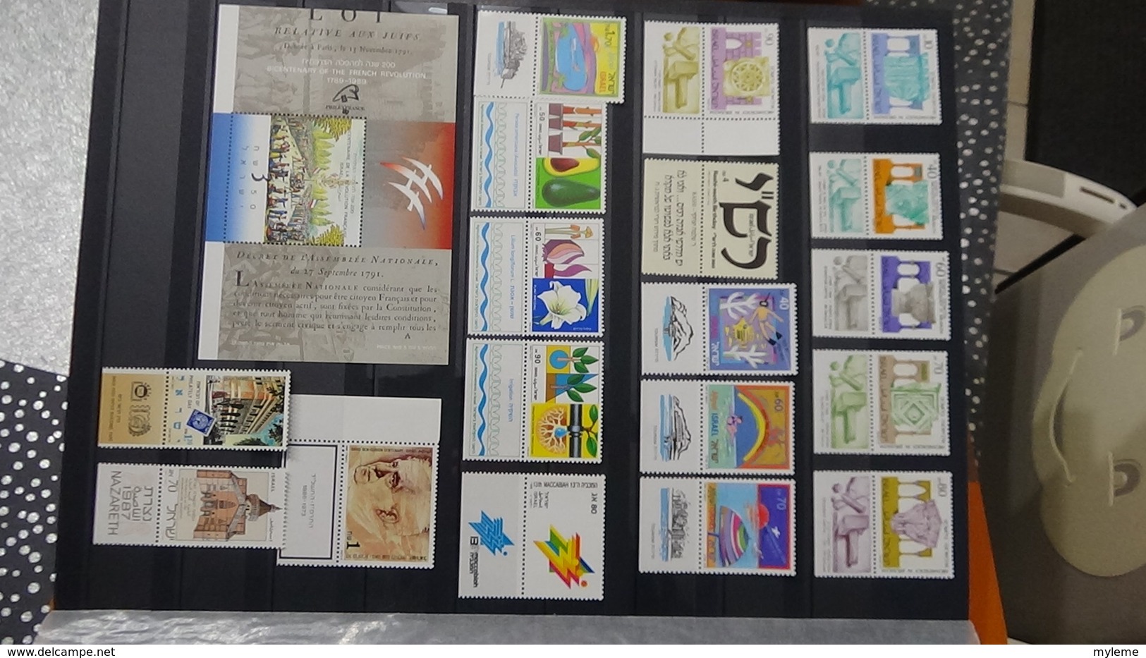 B405 Collection de timbres et blocs ** d'Israël. A sasisir !!!