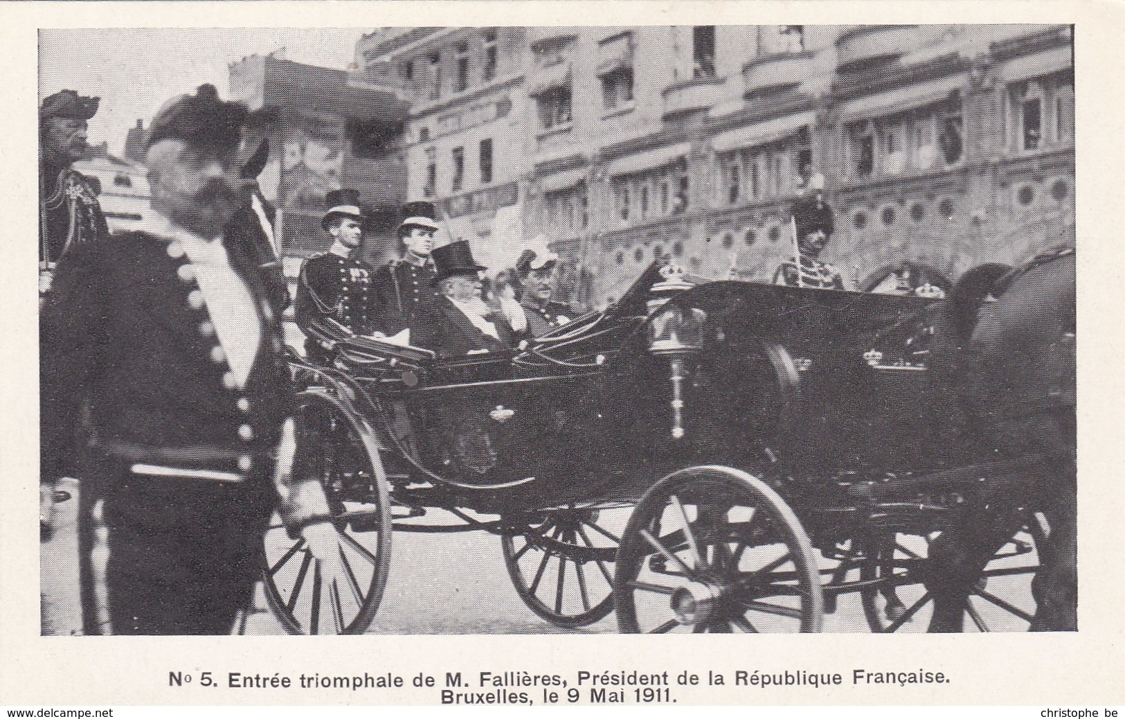 Brussel, Bruxelles, Entrée Triomphale De M Fallières, Président De La République Française, 9 Mai 1911 (pk66909) - Fêtes, événements