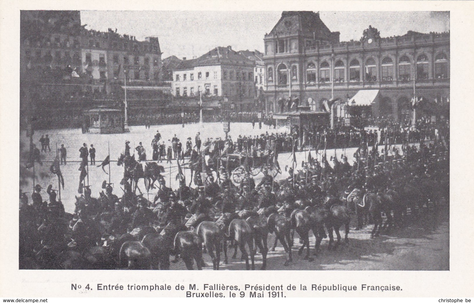 Brussel, Bruxelles, Entrée Triomphale De M Fallières, Président De La République Française, 9 Mai 1911 (pk66913) - Feesten En Evenementen