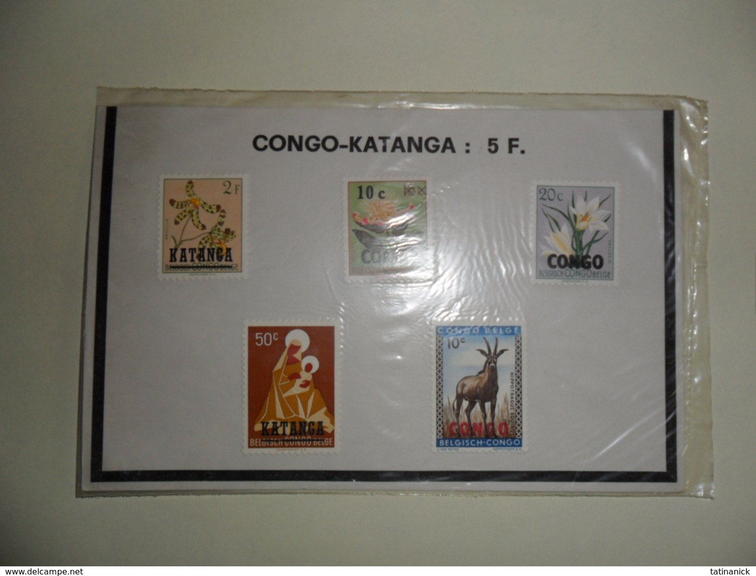 Congo-Katanga 1960 - Katanga