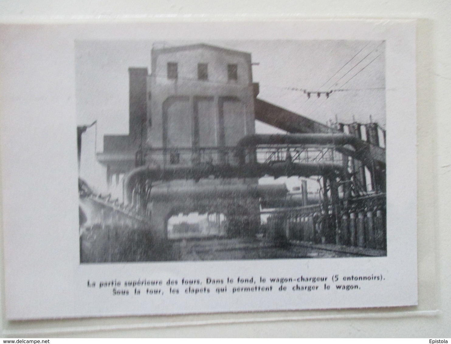HAGONDANGE (Moselle)     Réservoir à Charbon Chargeur De Wagons  -    Coupure De Presse De 1953 - Other Apparatus