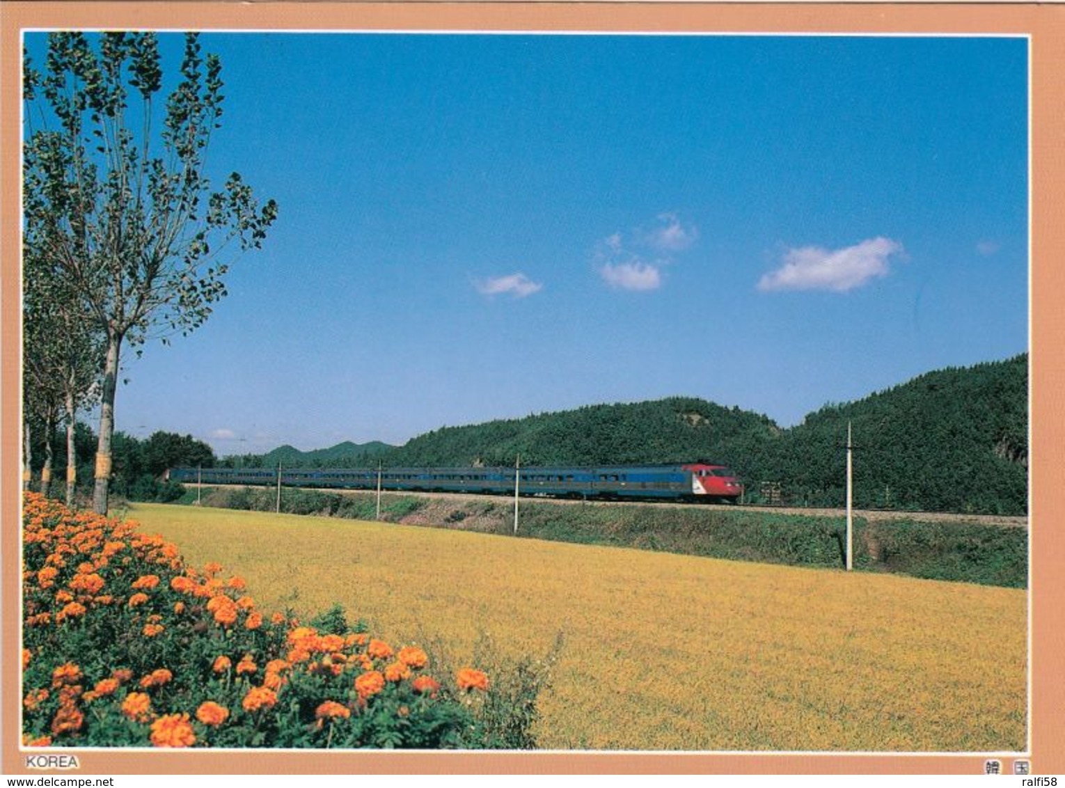 1 AK Südkorea * Saemaul Express Train Running Through Golden Land * - Korea (Süd)